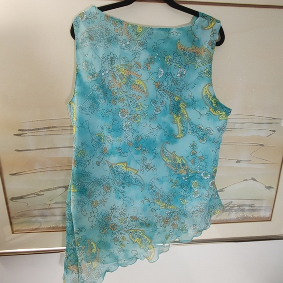 Mlle Gabrielle Asymmetrical Top Size 2X - Picture 3 of 8